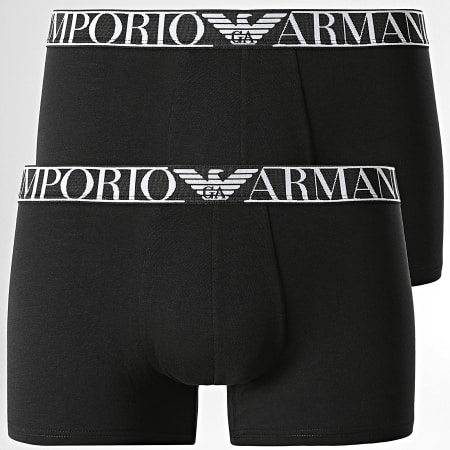 Emporio Armani - Lot De 2 Boxers 111769 Noir