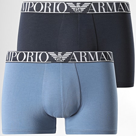 Emporio Armani - Lot De 2 Boxers 111769 Bleu Marine