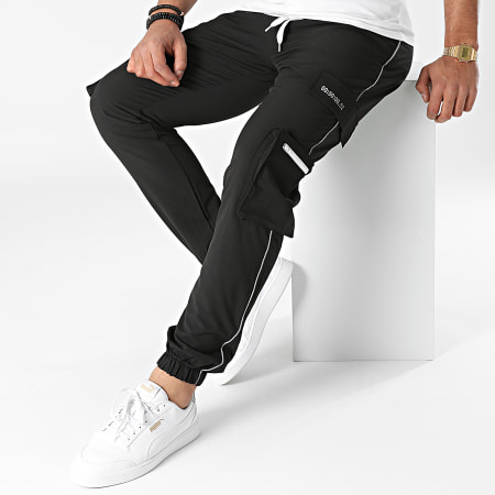 2Y Premium - Pantalon Jogging P2026 Noir Réfléchissant