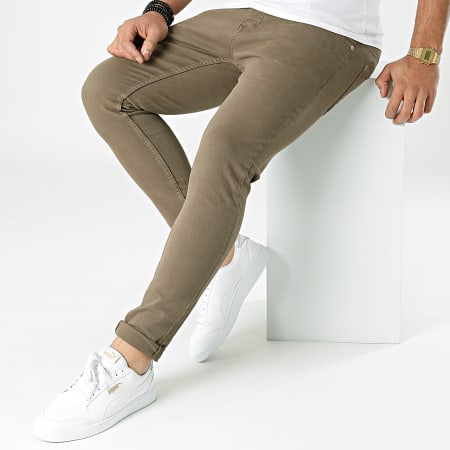 2Y Premium - Jeans skinny B6349 Verde Khaki