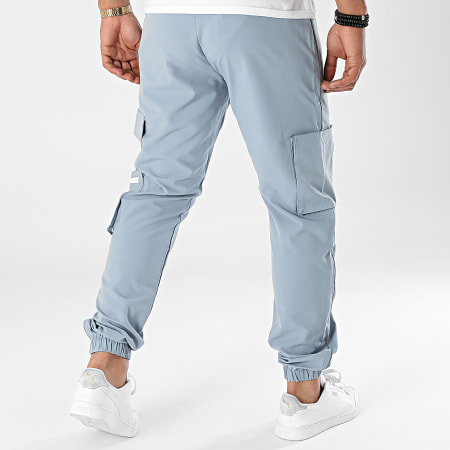 2Y Premium - P2026 Pantaloni da jogging rifrangenti blu chiaro