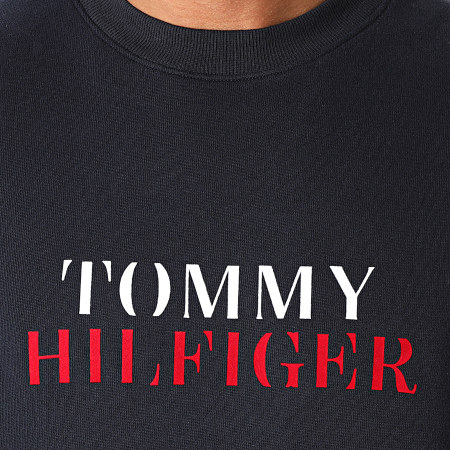 Tommy Hilfiger - Felpa da allenamento con girocollo 2366 Navy