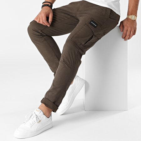 Calvin Klein - Pantalon Cargo Skinny 8586 Taupe