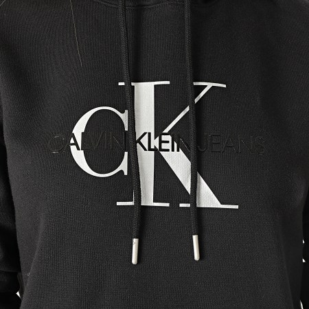 Calvin Klein Jeans - Sweat Capuche Femme 6951 Noir