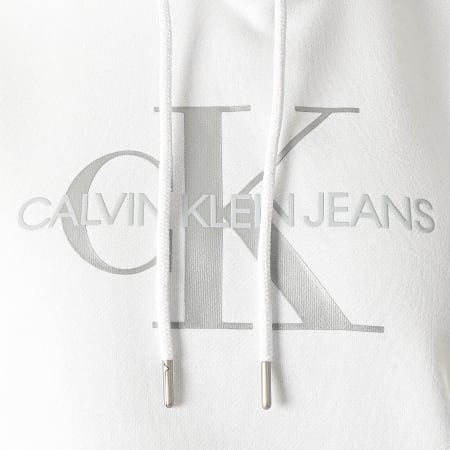Calvin Klein - Sweat Capuche Femme 6951 Blanc