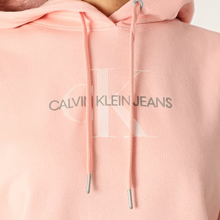 Calvin Klein - Sweat Capuche Femme 6957 Rose