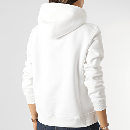 Calvin Klein - Sweat Capuche Femme 6991 Blanc