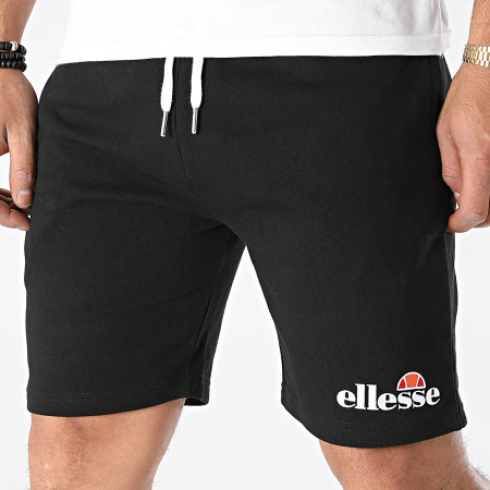 Ellesse - Shorts deportivos Silvan Fleece SHF09162 Negro