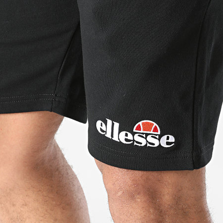 Ellesse - Shorts deportivos Silvan Fleece SHF09162 Negro
