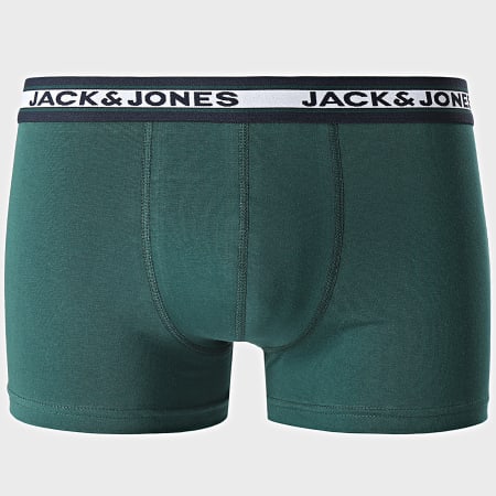 Jack And Jones - Lote De 5 Boxers Oliver Burdeos Verde Azul Marino