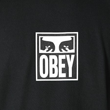 Obey - Tee Shirt Manches Longues Eyes Icon 3 Noir