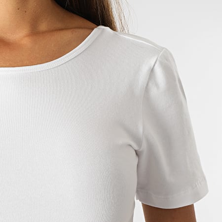 Only - Top Crop Femme Pure Life Blanc