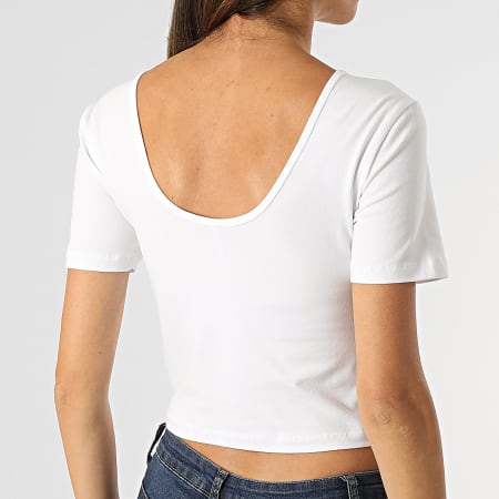 Only - Pure Life Crop Top Mujer Blanco