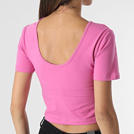 Only - Top da donna Pure Life Pink Crop