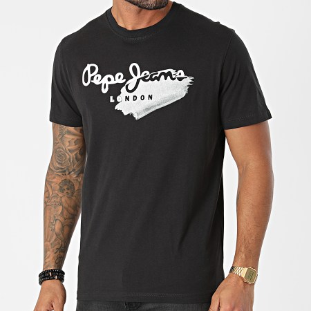 Pepe Jeans - Camiseta Terry PM508029 Negro