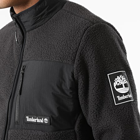 Timberland - Archivio A24A5 Giacca con zip in pile nero