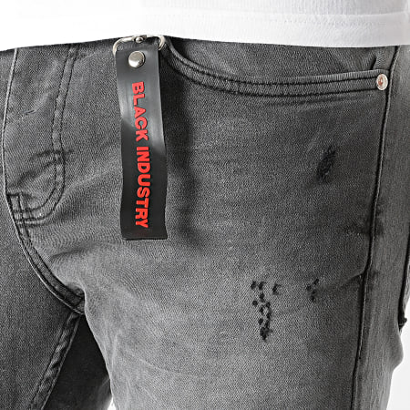 Black Industry - 1301 Jeans skinny grigi