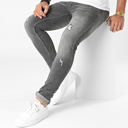 Black Industry - Jeans slim 1051 grigio