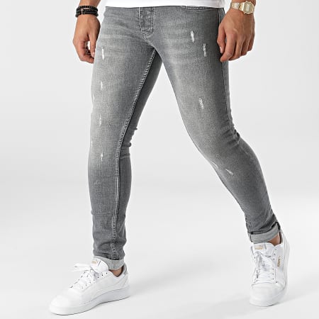 Black Industry - Jeans slim 1096 grigio