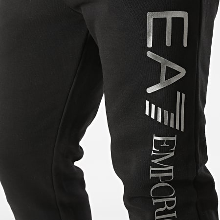 EA7 Emporio Armani - Pantalon Jogging 8N99B5-PJ07Z Noir Argenté
