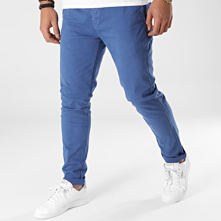John H Pantalon Chino P5531 Bleu Roi Ryses