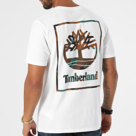 Timberland - Tee Shirt Back Box A22DT Blanc