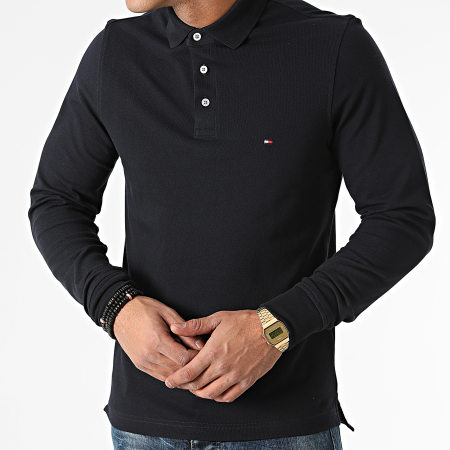 Tommy Hilfiger - Polo a maniche lunghe 0182 Navy
