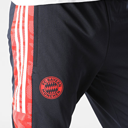 adidas - Pantalon Jogging A Bandes FC Bayern GS6929 Bleu Marine