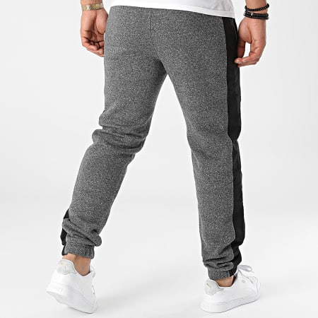 Champion - 216610 Pantaloni da jogging grigio antracite con strisce