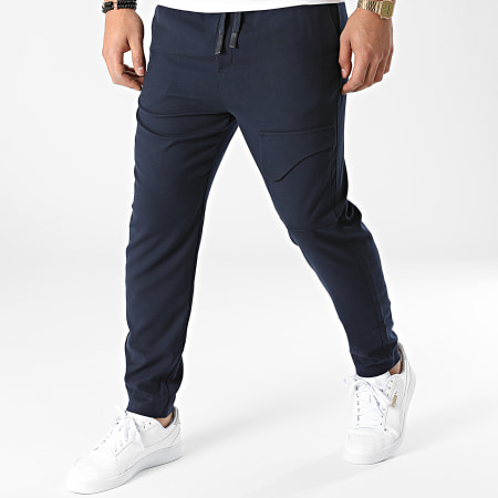 Pantalon jogger azul marino best sale