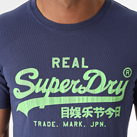 Superdry - Vintage AC Logo camiseta M1011143A azul marino