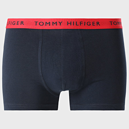 Tommy Hilfiger - Lot De 3 Boxers 2324 Bleu Marine Blanc Rouge