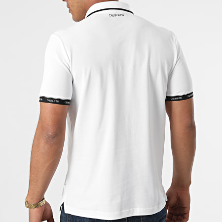 Calvin Klein - Polo Manches Courtes Branded 7734 Blanc