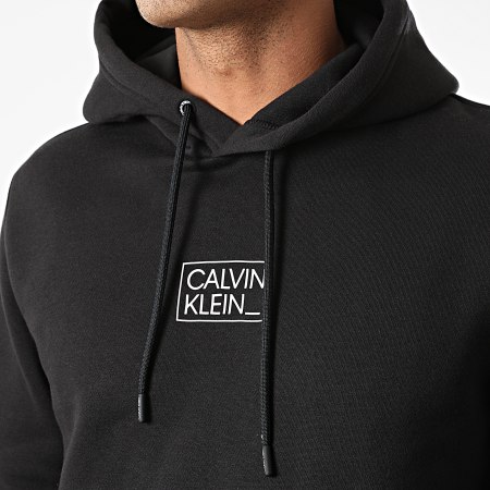 Calvin Klein - Felpa con cappuccio Small Box Logo 8181 Nero