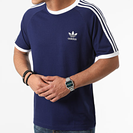 Adidas Originals - Camiseta Clásica 3 Rayas H37760 Azul Marino