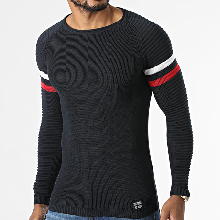 Paname Brothers Pull PNM 205 Bleu Marine Ryses
