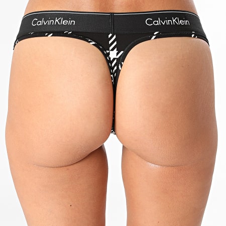 Calvin Klein - String Femme QF6861E Noir