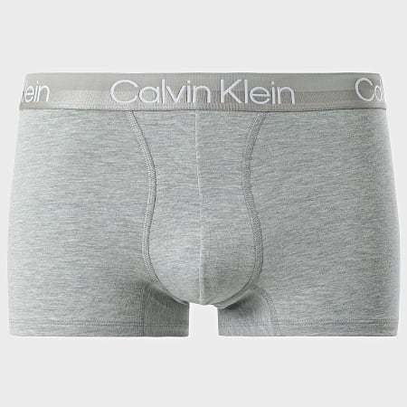 Calvin Klein - Lot De 3 Boxers Modern Structure 2970 Noir Blanc Gris Chiné