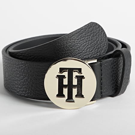 Tommy Hilfiger - Cinturón Mujer Redondo 0585 Negro