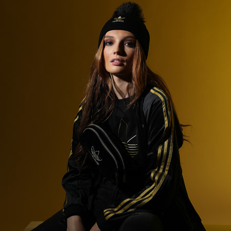 Adidas Originals - Maglietta da donna H18026 Oro nero