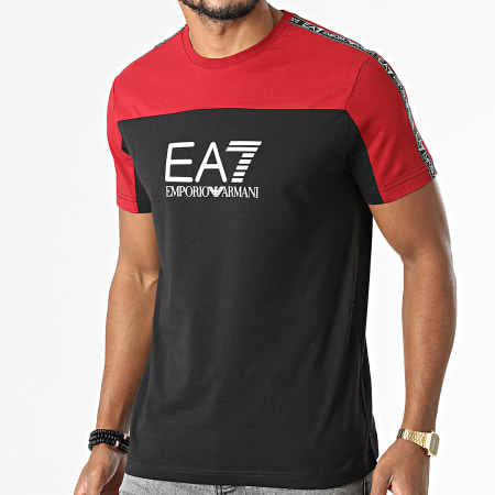 Tee shirt armani rouge cheap