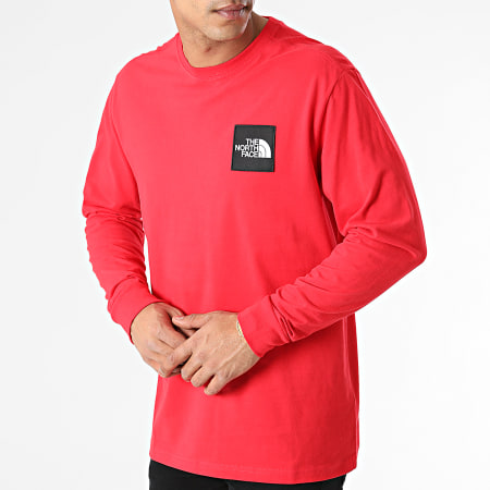 The North Face - Tee Shirt Manches Longues Boruda A4C9I Rouge
