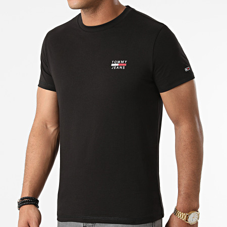 Tommy Jeans - Camiseta Logo Pecho 0099 Negro
