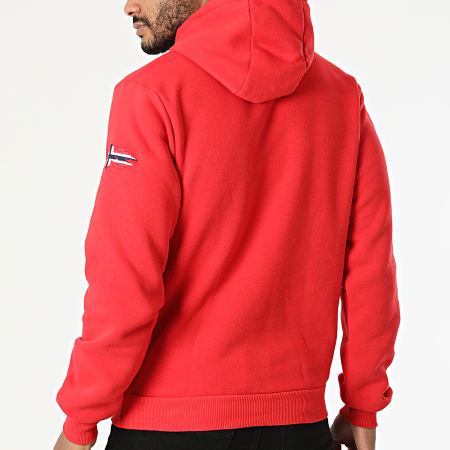 Geographical Norway - Sudadera Guitre Rojo