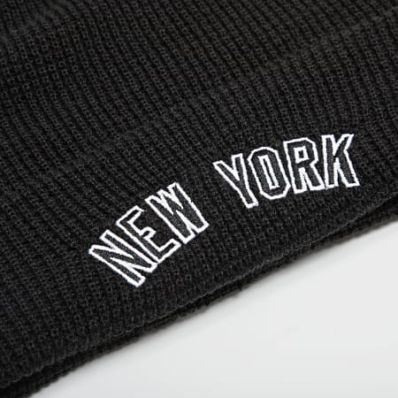 New Era - Bonnet Pop Outline Cuff New York Yankees Noir