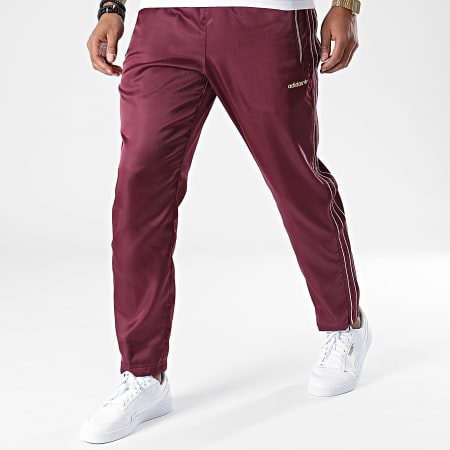 Adidas Originals - Pantalon Jogging A Bandes H31293 Bordeaux