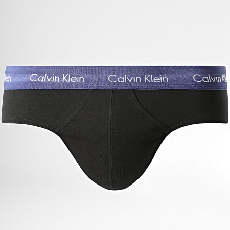Calvin Klein - Set di 3 boxer in cotone elasticizzato U2661G nero