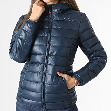 Doudoune Légère Geographical Norway Atikolor – Blouson Matelassé Femme Avec Capuche, Poches Zippées