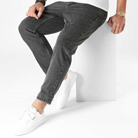 Only And Sons - Jean Regular Beam Life Crop Gris Anthracite