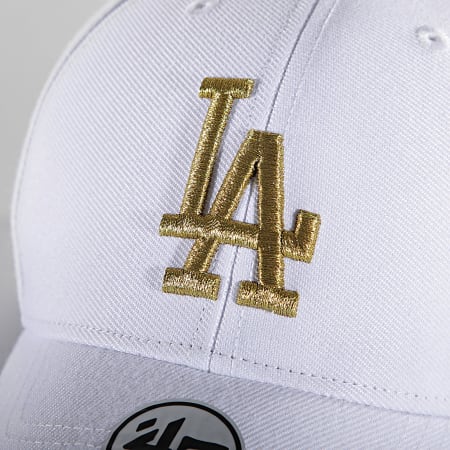 '47 Brand - Casquette MVP Adjustable Los Angeles Dodgers Blanc Doré